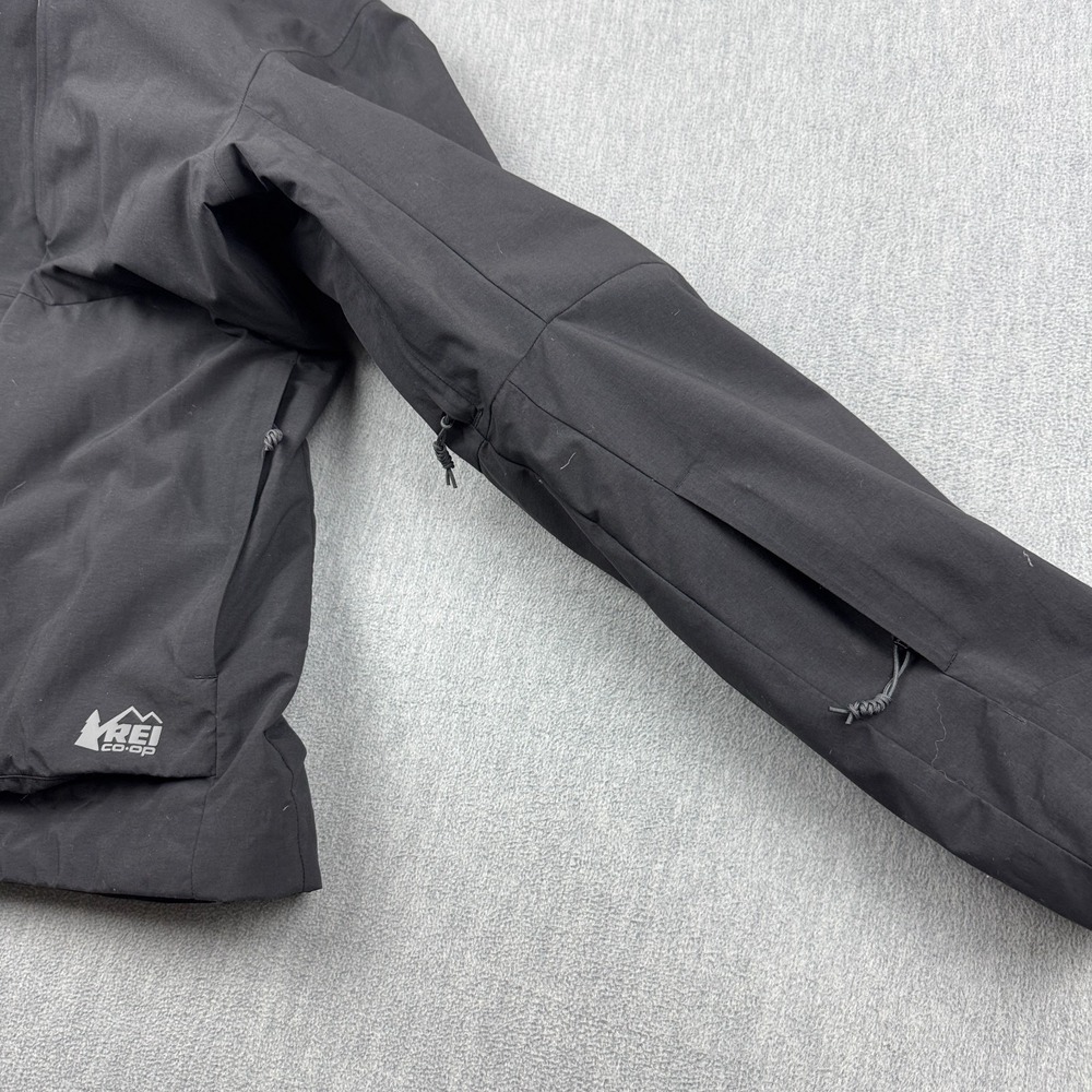 REI Jacket Womens Medium Black Powderbound Peak 2L Insulated Ski Waterproof - Picture 11 of 15
